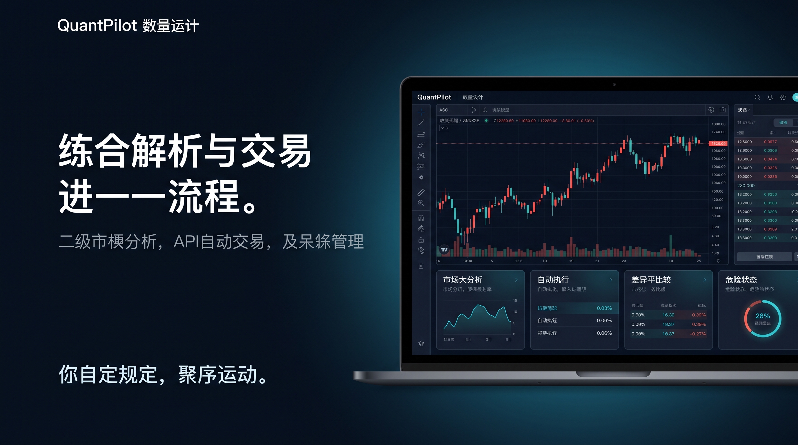 QuantPilot website banner original promotional image